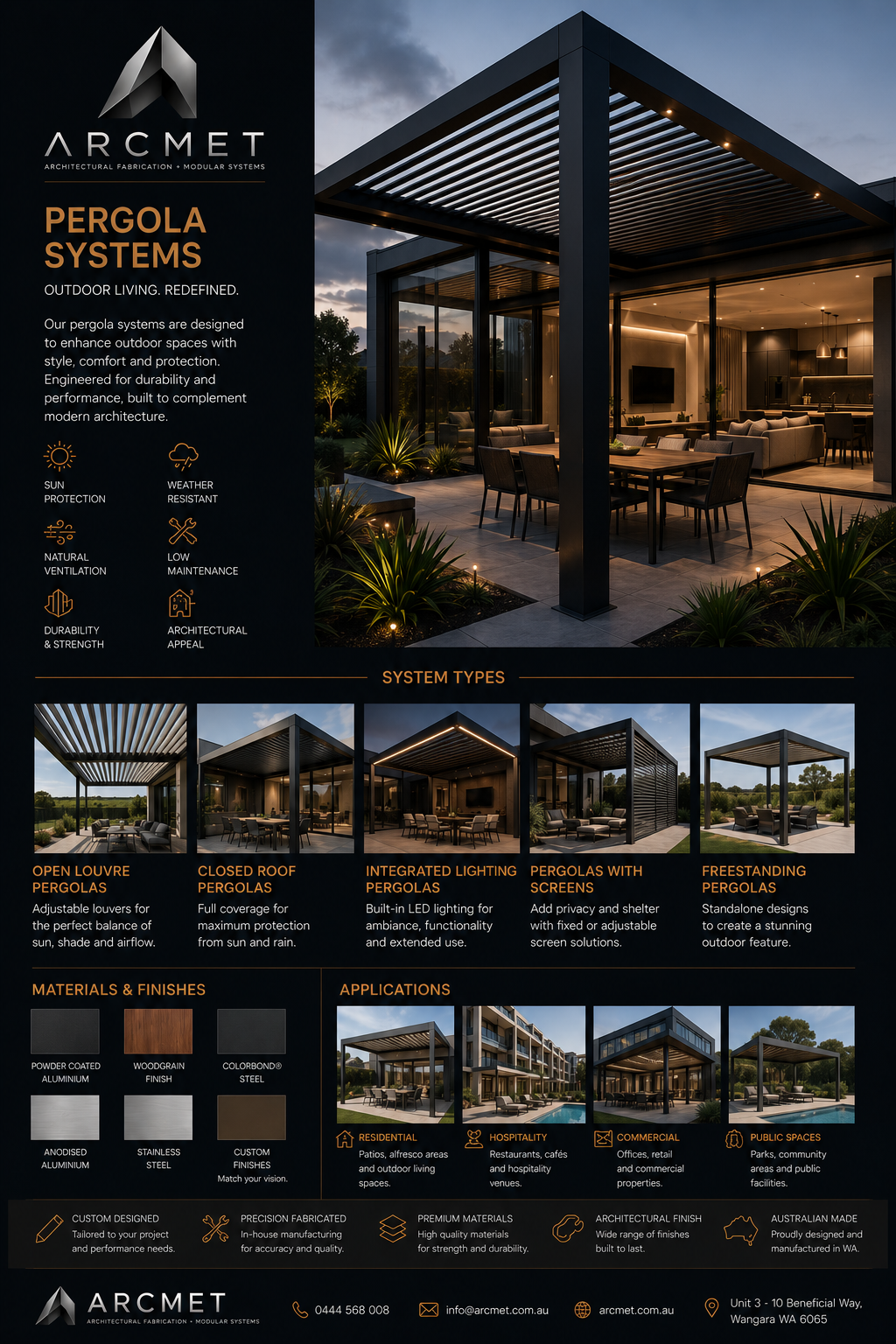 Pergola systems