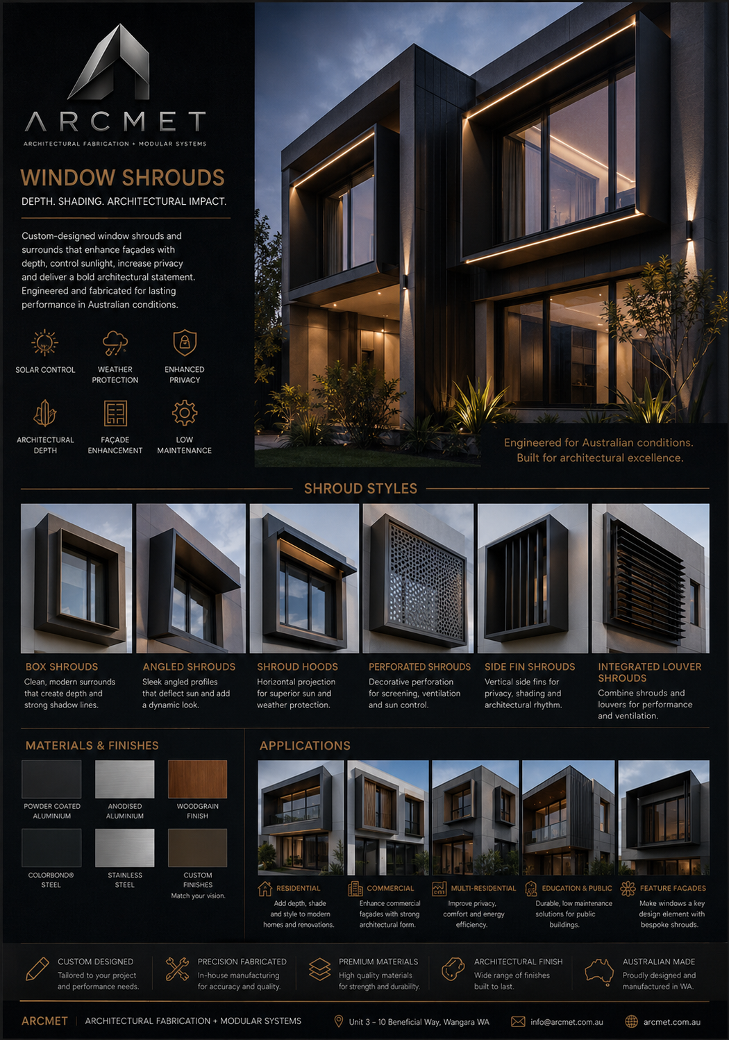 Window shrouds